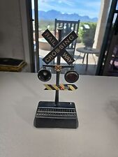 Railroad Train / Track Crossing Sign with Flashing Lights & Timer Untested READ picture