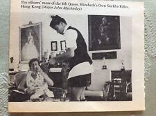 a1x ephemera reprint picture 1960s gurkhas mess hong kong  picture