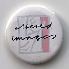 RARE Vintage -1981 ALTERED IMAGES promo pin Epic Records band button 1.25