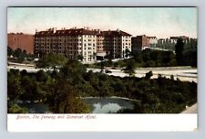 Boston MA-Massachusetts, The Fenway & Somerset Hotel Antique, Vintage Postcard picture