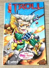 Vintage 1993 Image Comics Troll #1 w/Rob Liefeld Auto on cover w/COA, see pics picture