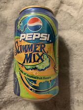 Pepsi Summer Mix Tropical Fruit Soda Can Cool Graphics Aug 13, ‘07 Date Code 👀 picture