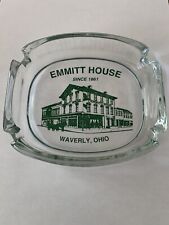 Vintage Emmitt House Hotel Restaurant Waverly Ohio Advertising Ashtray picture