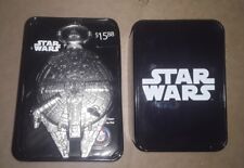 RARE Star Wars Lucas Film Millennium Falcon Pocket Watch Works METAL    SWMF1 picture