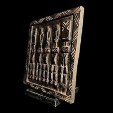 african vintage rare complete set west african dogon, granary door statue-G1630 picture