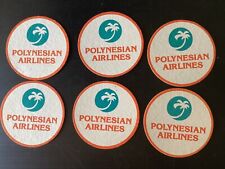 6 x Polynesian Airlines 2000,s Issue Drink   Coasters picture