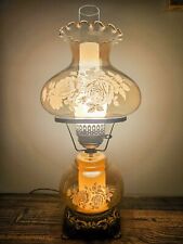 Vintage Accurate Casting Champagne Gone With The Wind Double Globe 3 Way Light picture