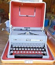 1950s Royal Quiet De Luxe Typewriter Hard Case Works USA Vintage See Video picture