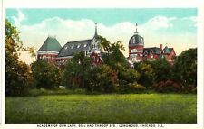 Vintage Postcard- Academy of Our Lady, Longwood, Chicago, IL. picture