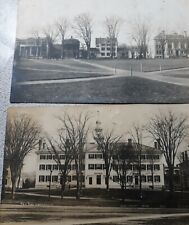 Dartmouth College Hanover  N.H.  2 photos  campus 1909 rppc picture