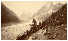 France, Mont Blanc, Sea View Vintage Print, Albumin Print  picture