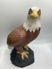 AVON BALD EAGLE Porcelain Statue Pride of America Handcrafted In 1982 Vintage picture