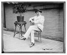 Tom Taggart,Thomas Taggart,1856-1929,Mayor of Indianapolis,smoking cigar,outside picture