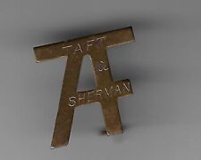 Wm Taft & Sherman Presidential Campaign Lapel Pin Shape Spells Letters of Name picture