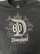 Disneyland 60th Anniversary Diamond Celebration Black T Shirt 2016 XL picture