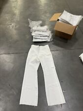 Lot Of 20 US Navy White Trousers Polyester Enlisted Service Dress Pants 38-38XL picture