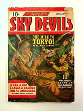 American Sky Devils Pulp Jan 1943 Vol. 1 #4 VG picture