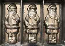 Antique flat chocolate mold - 10 x 14 - Santa Claus - Hershey picture