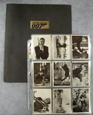 Vintage 1966 James Bond 007 Glidrose Cards-Complete Thunderball Set & in Binder picture