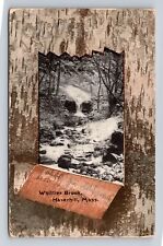Haverhill MA-Massachusetts, Whittier Brook, Antique Vintage Souvenir Postcard picture