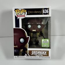 Funko Pop Lord Of The Rings Grishnakh #636 2019 ECCC Exclusive w/ protector picture