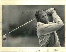 1987 Press Photo John Brodie tees off at TPC Tournament at Plum Creek picture