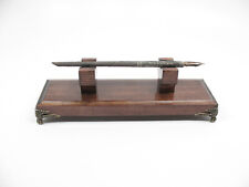 Calligraphy Fountain Dip Pen Stand Holder Wood Display Holder Desk Office #1412 picture
