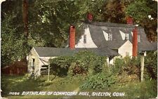 Shelton Connecticut Postcard Birthplace of Commodore Hull  1910 OV picture