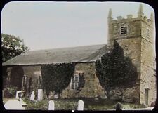 Glass Magic Lantern Slide STAVELY CHURCH DATED 1882 PHOTO ENGLAND  picture