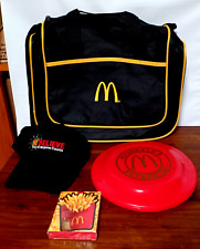 McDonald's Messenger Tote Bag plus Frisbee, Hat, and Playing cards New picture