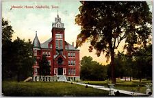 Nashville Tennessee 1908 Exterior View Masonic Home Building  Postcard picture