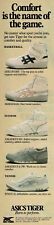 1985 Vintage Print Ad Comfort is the name of the game Asics Tiger Discovery picture
