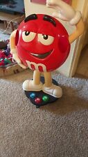 M&M Rare RED Candy Character 36’’ Life Size Store Display On Wheels SUPER DEAL  picture
