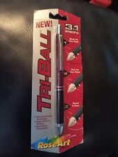 RoseArt Vintage 1997 Retractable Tri-Ball Pen Black Red Mechanical Pencil .5mm picture