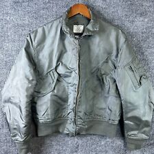 Vintage Military Flight Jacket Large 42-44 Summer Flyers CWU 36/P Bomber Green picture