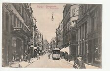 METZ - Moselle - CPA 57 - trams - tramway Rue Serpenoise - shops picture