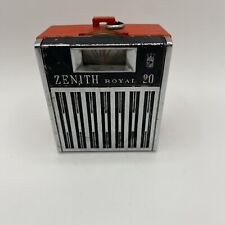 Vintage Zenith Royal 20 Transistor Radio Untested Red FAST SHIPPING picture