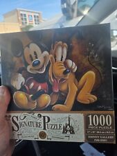 Disney  Signature Puzzle Mickey & Pluto 85th Anniversary 1000 Pieces Never Used picture