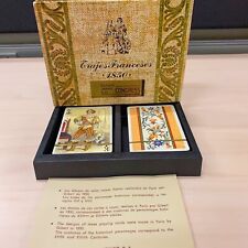 NIB Trajes Franceses 1850 Double Deck of Playing Cards Fournier Spain picture