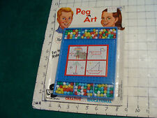 VINTAGE Sealed MOC---1968--peg art toy, UNSUED, FROM H DAVIS co. picture