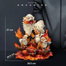 Pokemon Arcanine And Growlithe Family Evolution Series PPAP Studios Resin Statue picture