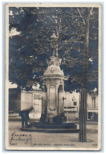 1902 Air Les Bains Public Source Eastern France Antique RPPC Photo Postcard picture