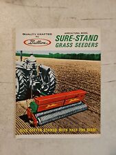 Original OEM Brillion Sure-Stand Grass Seeders Sales Brochure Form Number 51-F picture