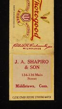 1930s J. A. Shapiro & Son Thorogood Shoes Milwaukee WI 134 Main St Middletown CT picture
