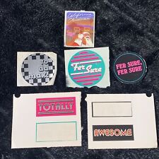 Totally 80's Valley Girl Sticker Set - Vintage picture