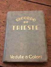 Ricordo Di Trieste Italy  1940s/1950s Vintage Souvenir Photo Pack Colour X18 picture