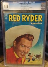 1952 'RED RYDER' DELL COMIC #105 CGC 4.5 CTOWP LITTLE BEAVER ON COVER GOLDEN AGE picture