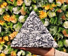 Huge 175MM Natural Diorite Rock Stone Healing Power Metaphysical Aura Pyramid picture