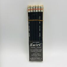 Vintage Pens 12 Pack Richard Best Pencil Co. Swirl Desk Art Office Old Stock NOS picture
