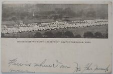 Vintage Postcard Massachusetts Militia Encampment South Farmington 1906 AA17 picture